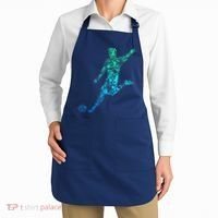 Soccer Player Boy Apron thumb 2
