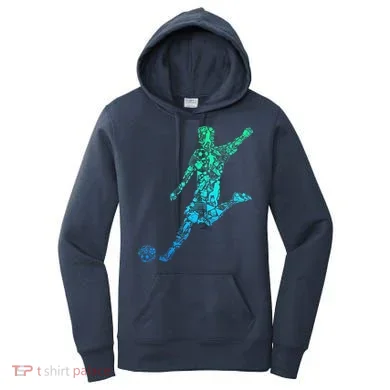 Soccer Player Boy Women's Hoodie