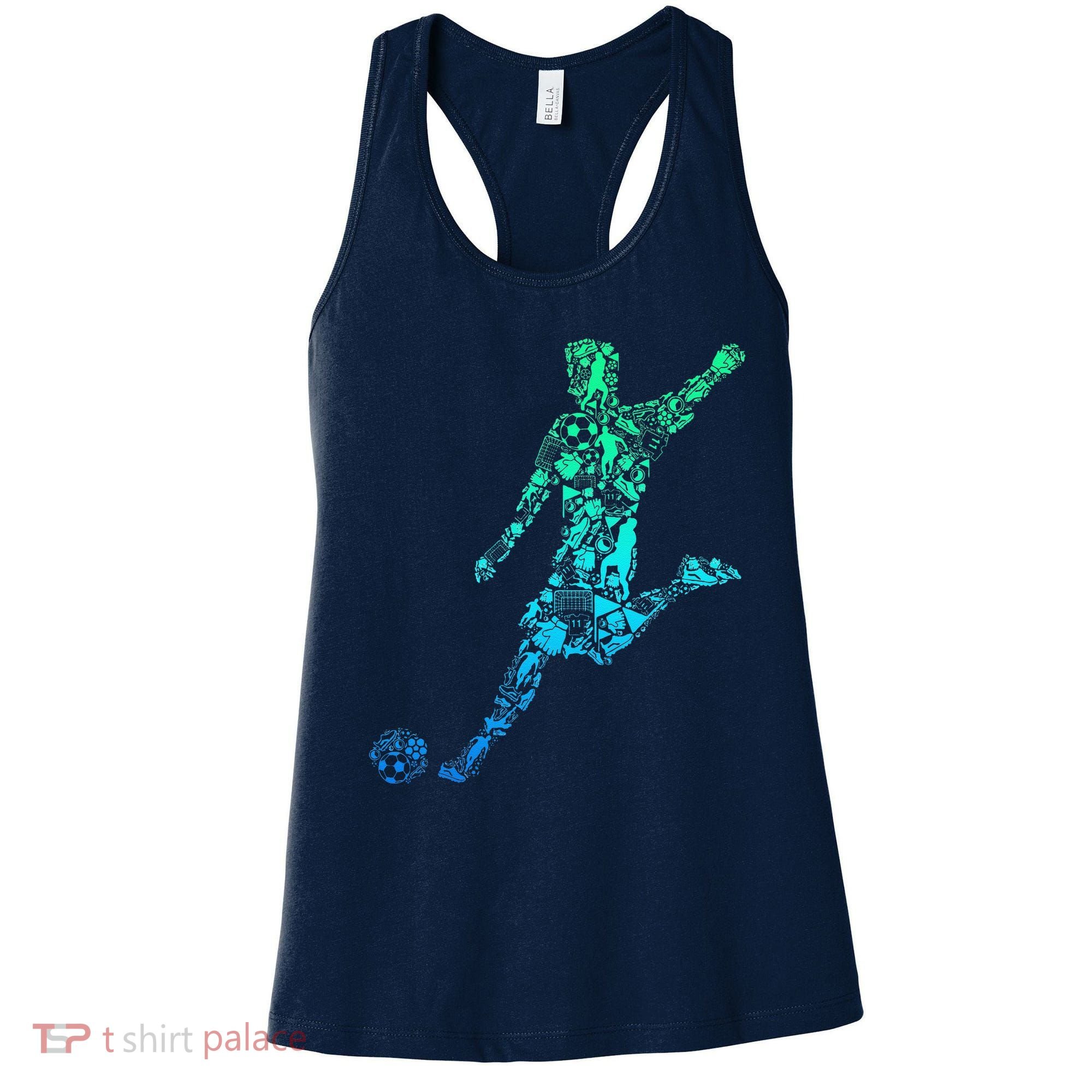 Soccer Player Boy Women's Tank Top