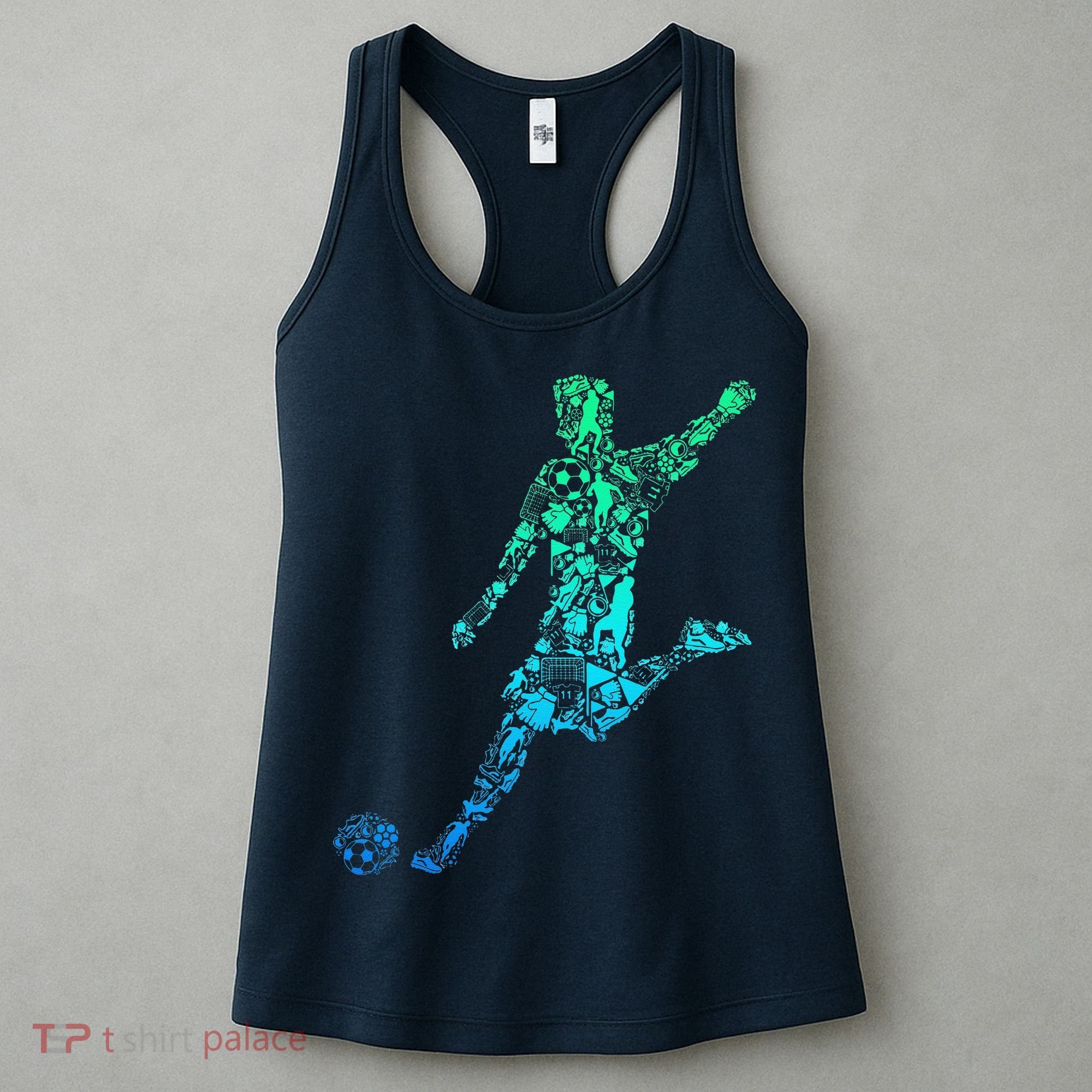 Soccer Player Boy Women's Tank Top