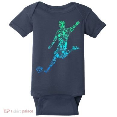 Soccer Player Boy Baby Bodysuit
