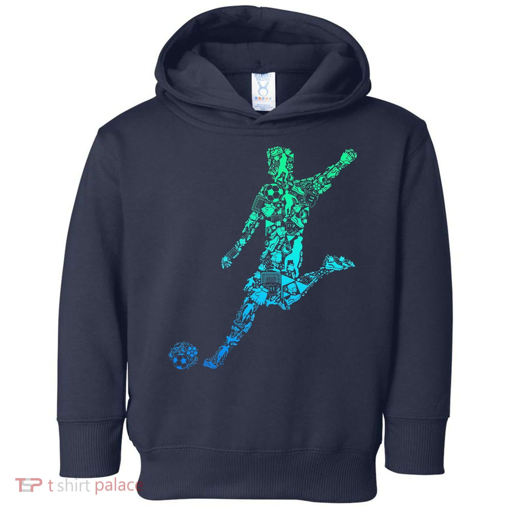 Soccer Player Boy Toddler Hoodie