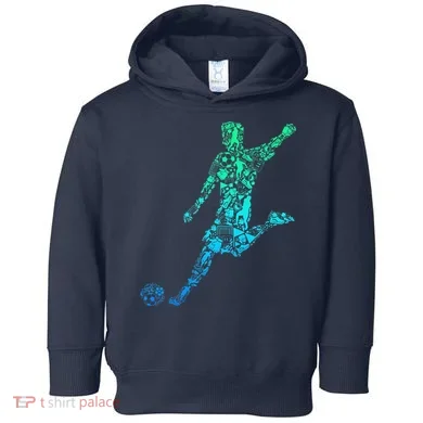 Soccer Player Boy Toddler Hoodie