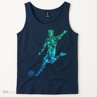 Soccer Player Boy Tank Top thumb 2