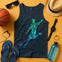 Soccer Player Boy Tank Top thumb 4
