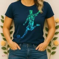 Soccer Player Boy Women's T-Shirt thumb 2