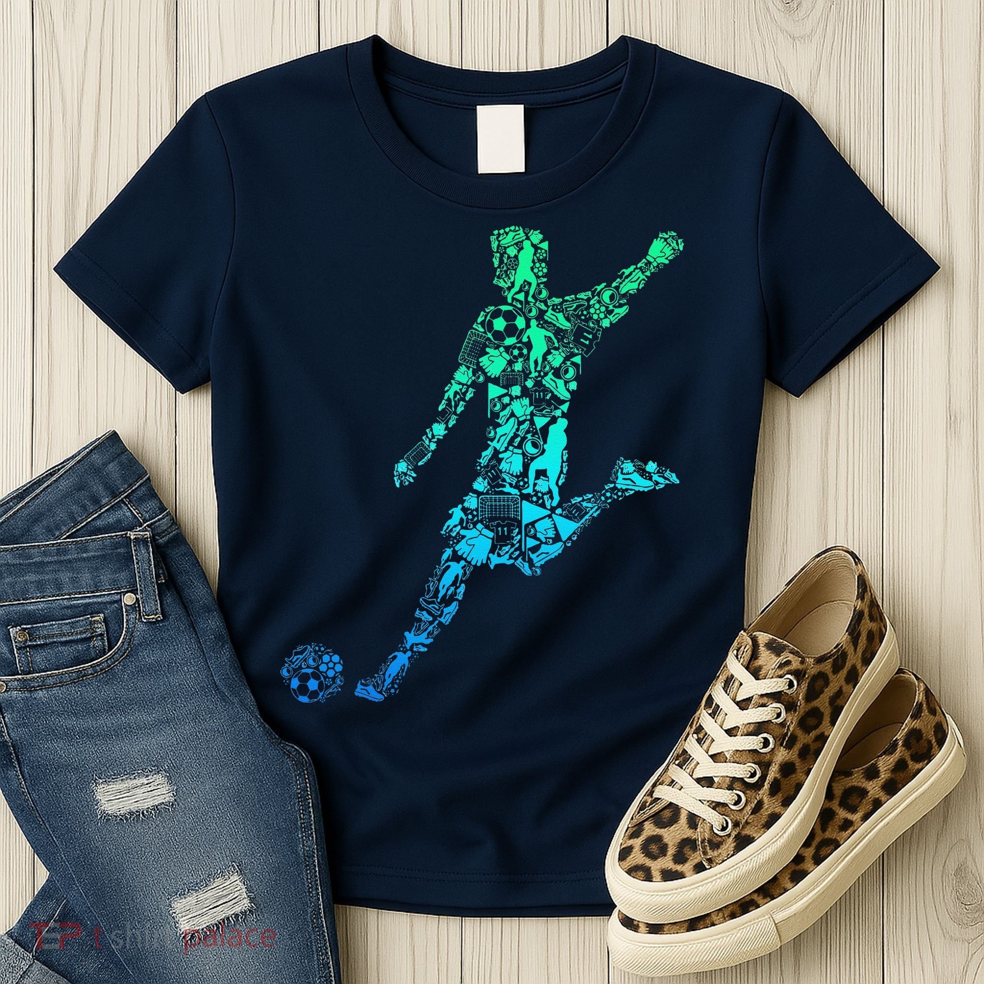 Soccer Player Boy Women's T-Shirt
