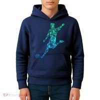 Soccer Player Boy Kids Hoodie thumb 4