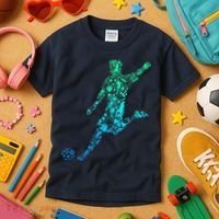 Soccer Player Boy Kids T-Shirt thumb 3