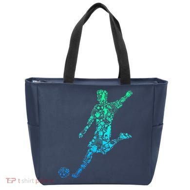 Soccer Player Boy Tote Bag