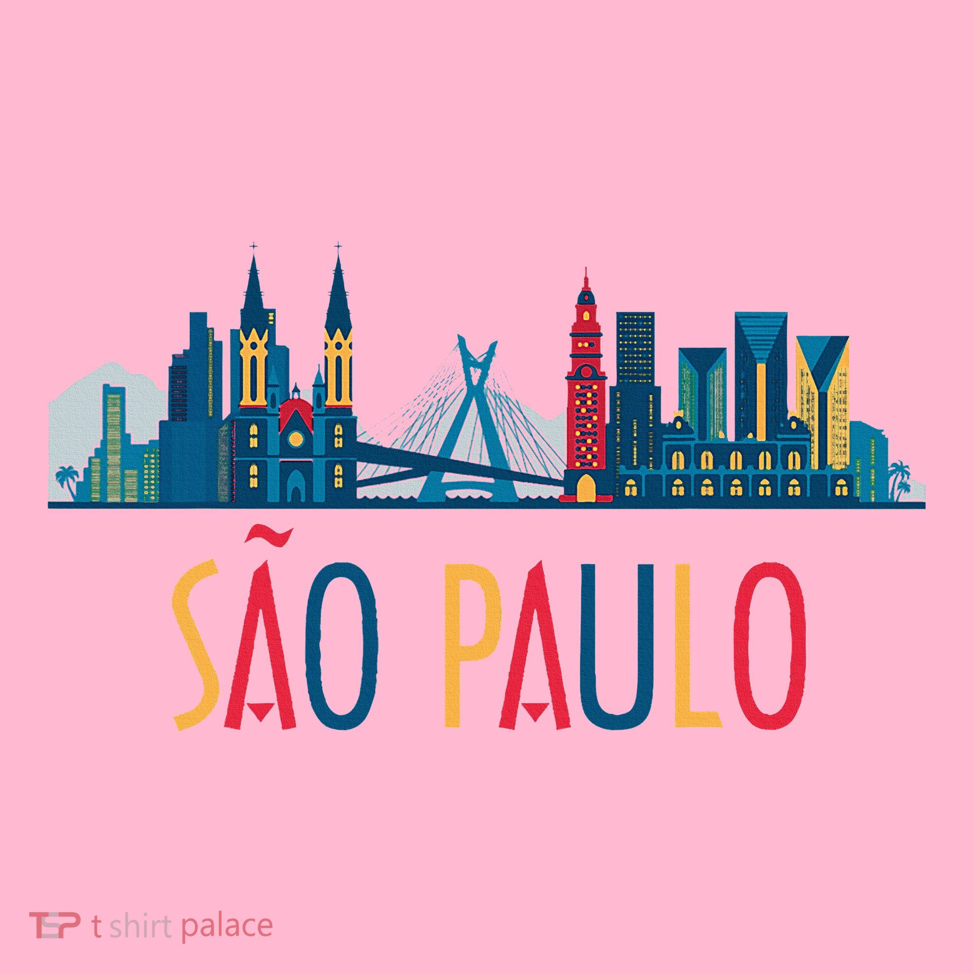 Sao Paulo Brazil Skyline Brazil Souvenir Gift Coaster