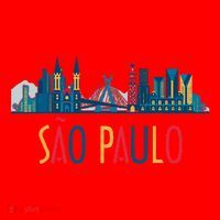 Sao Paulo Brazil Skyline Brazil Souvenir Gift Santa Hat thumb 1