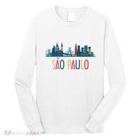 Sao Paulo Brazil Skyline Brazil Souvenir Gift Long Sleeve Shirt thumb 0