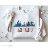 Sao Paulo Brazil Skyline Brazil Souvenir Gift Sweatshirt thumb 2