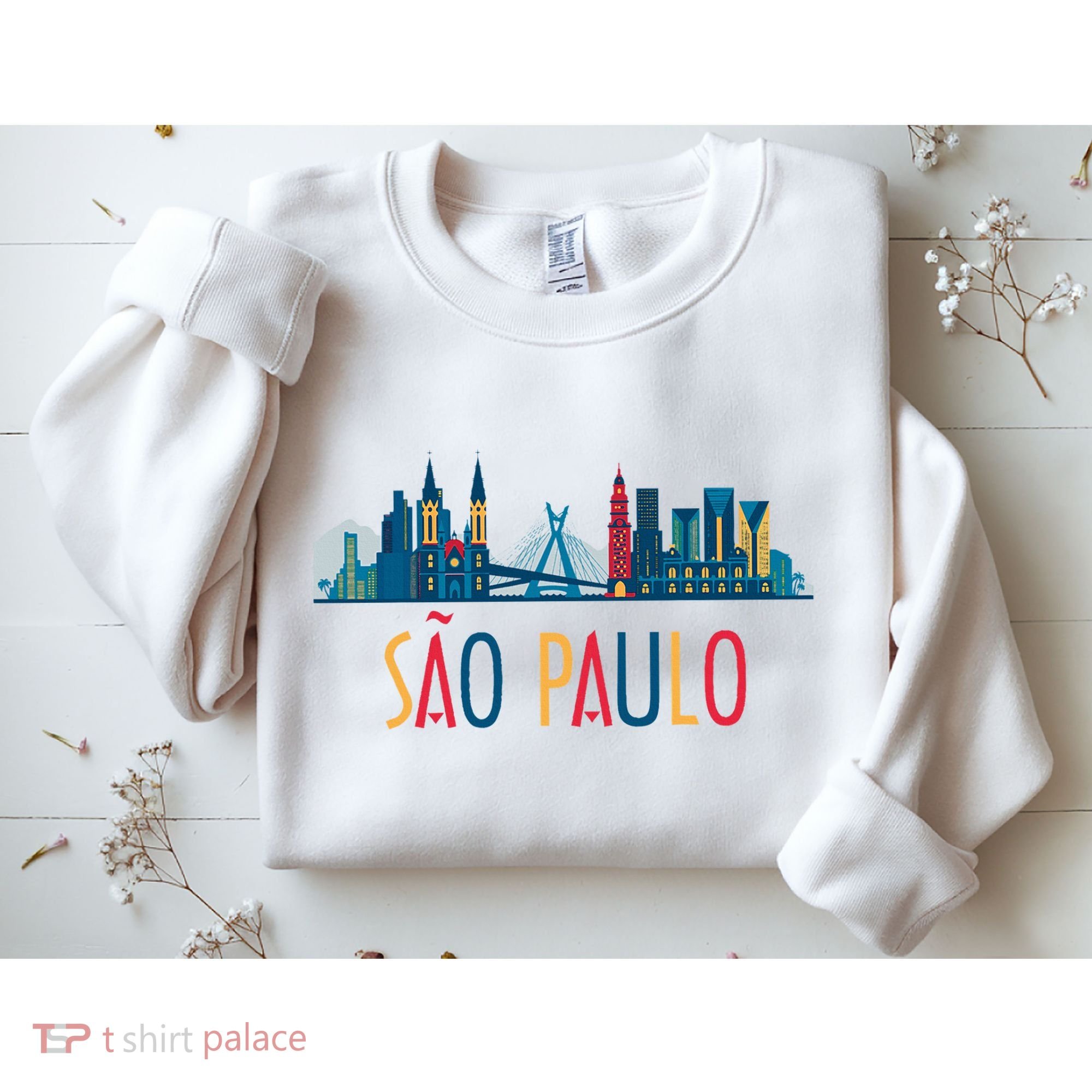 Sao Paulo Brazil Skyline Brazil Souvenir Gift Sweatshirt
