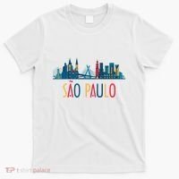 Sao Paulo Brazil Skyline Brazil Souvenir Gift T-Shirt thumb 0