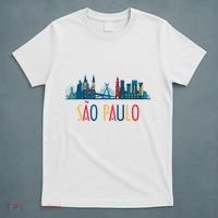 Sao Paulo Brazil Skyline Brazil Souvenir Gift T-Shirt thumb 5
