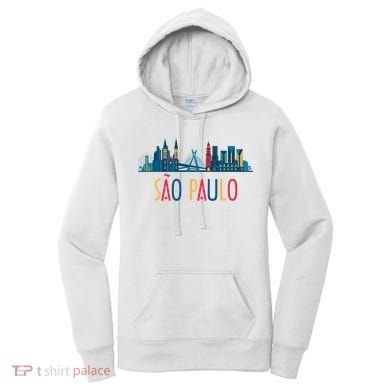Sao Paulo Brazil Skyline Brazil Souvenir Gift Women's Hoodie