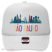 Sao Paulo Brazil Skyline Brazil Souvenir Gift Hat thumb 0