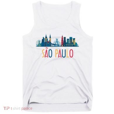 Sao Paulo Brazil Skyline Brazil Souvenir Gift Tank Top