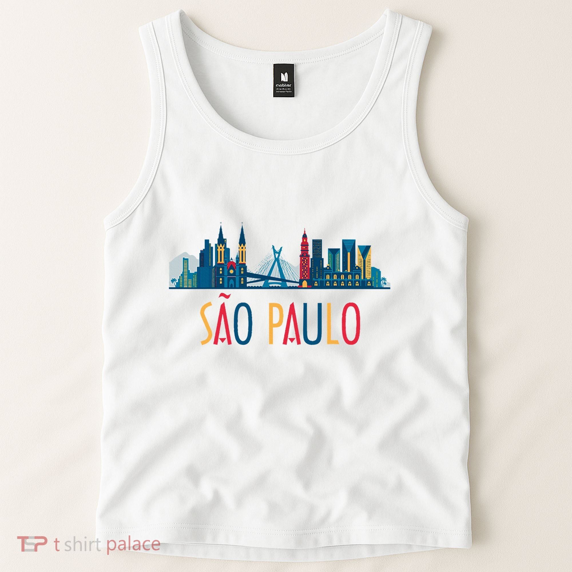 Sao Paulo Brazil Skyline Brazil Souvenir Gift Tank Top