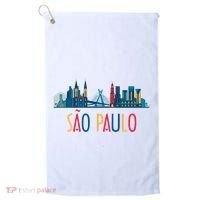 Sao Paulo Brazil Skyline Brazil Souvenir Gift Golf Towel thumb 0