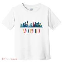 Sao Paulo Brazil Skyline Brazil Souvenir Gift Toddler T-Shirt thumb 0