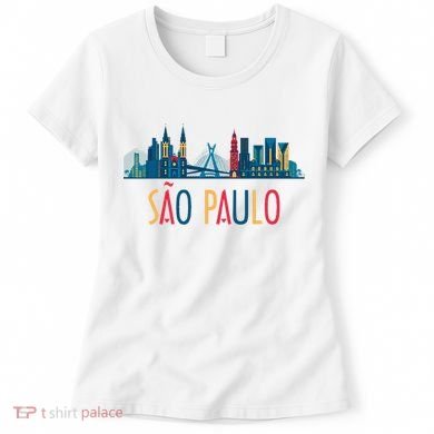Sao Paulo Brazil Skyline Brazil Souvenir Gift Women's T-Shirt