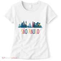 Sao Paulo Brazil Skyline Brazil Souvenir Gift Women's T-Shirt thumb 0