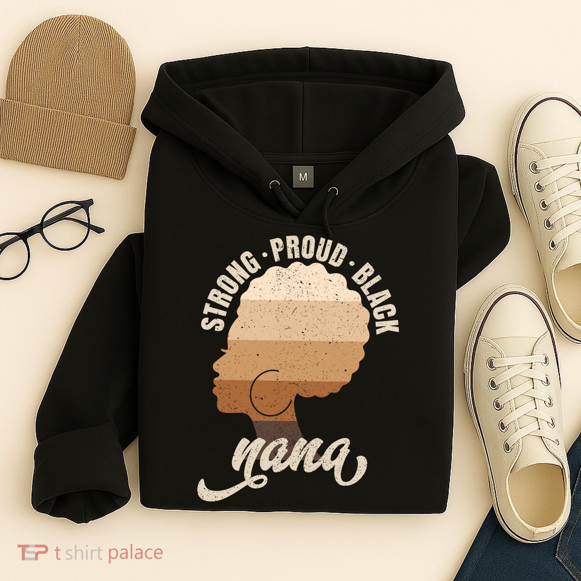 Strong Proud Black Nana Black History Hoodie