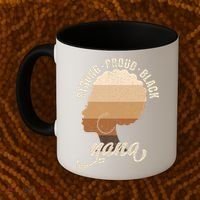Strong Proud Black Nana Black History Coffee Mug thumb 2