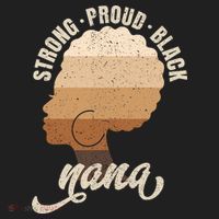 Strong Proud Black Nana Black History Hat thumb 2