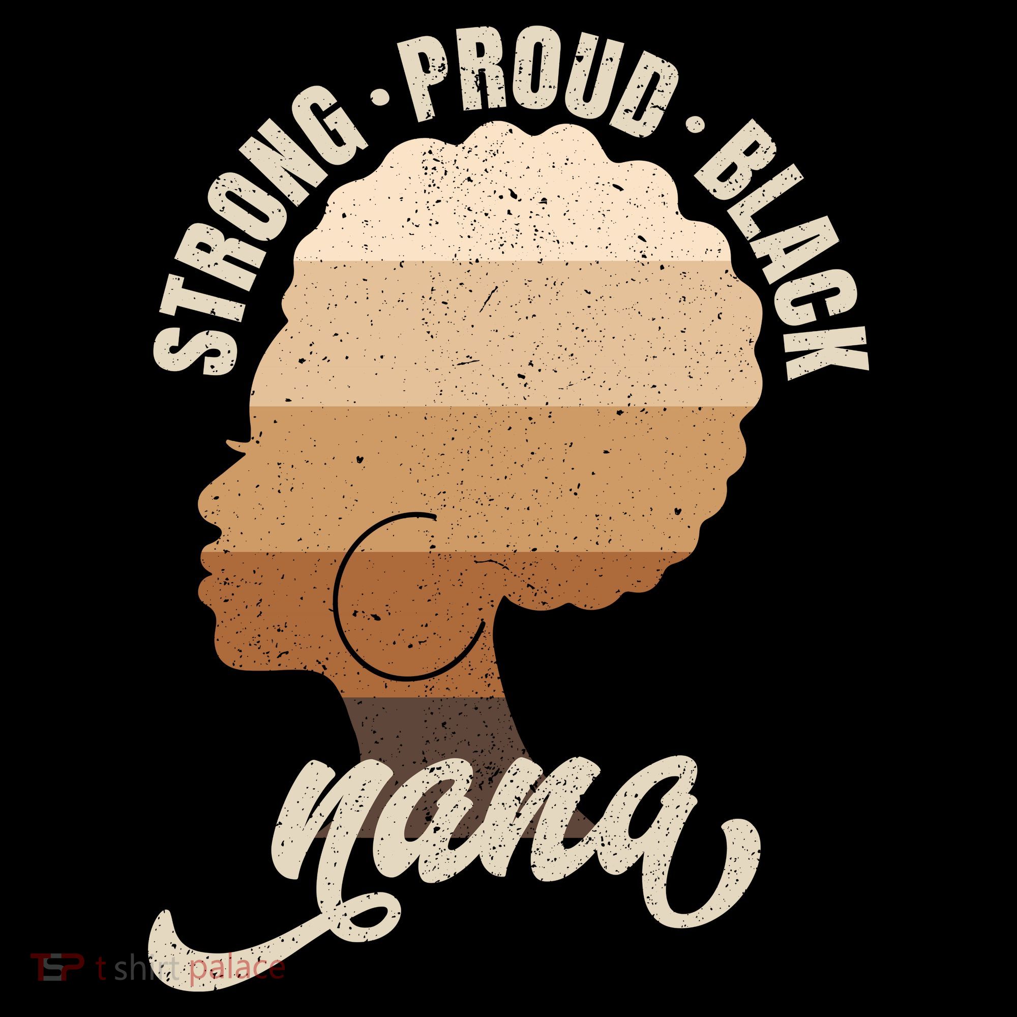 Strong Proud Black Nana Black History Visor