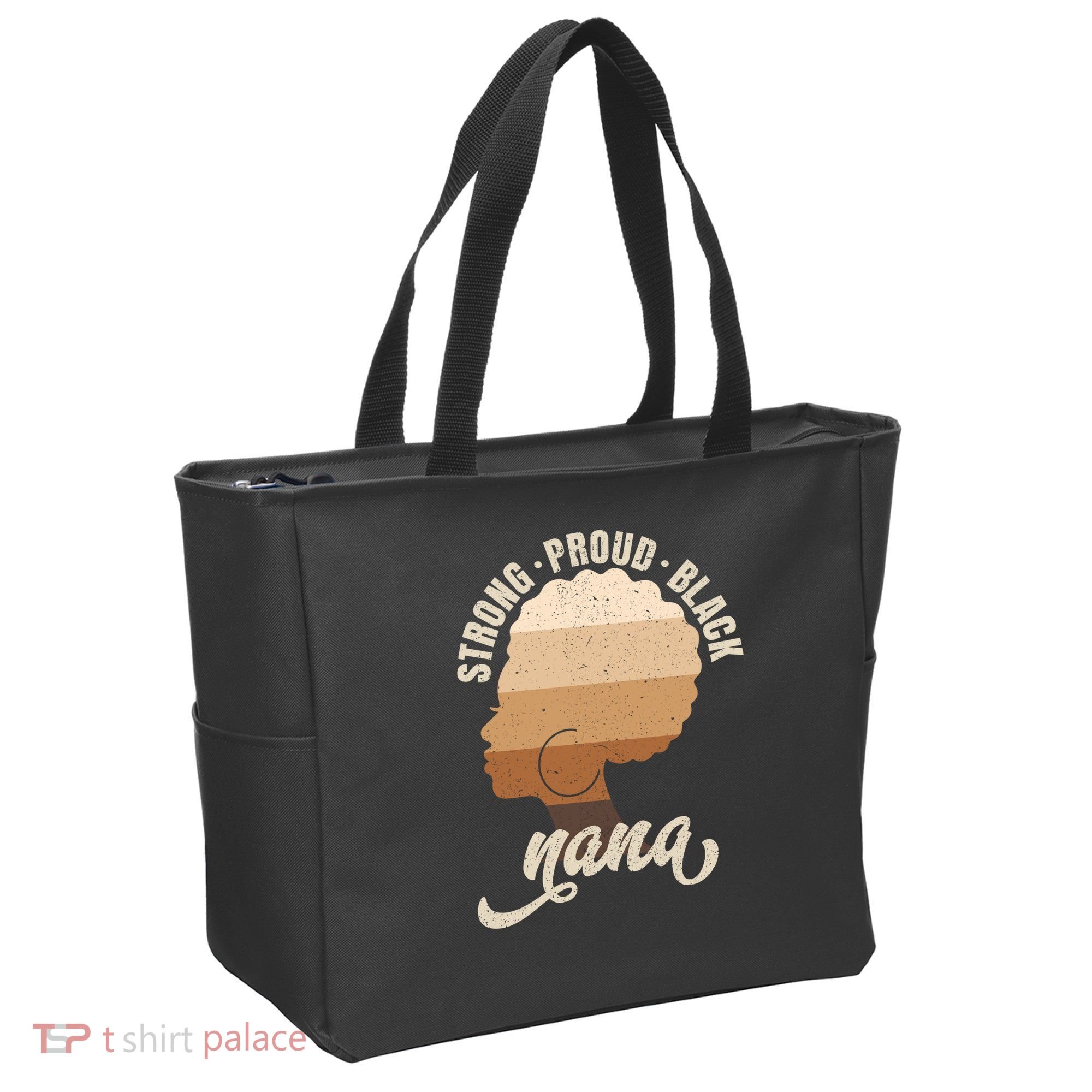 Strong Proud Black Nana Black History Tote Bag