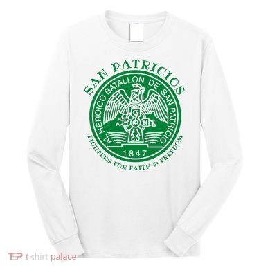 Saint Patrick's Battalion San Patricios Catholic Long Sleeve Shirt