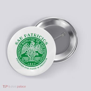 Saint Patrick's Battalion San Patricios Catholic Button