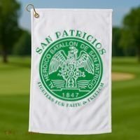 Saint Patrick's Battalion San Patricios Catholic Golf Towel thumb 1