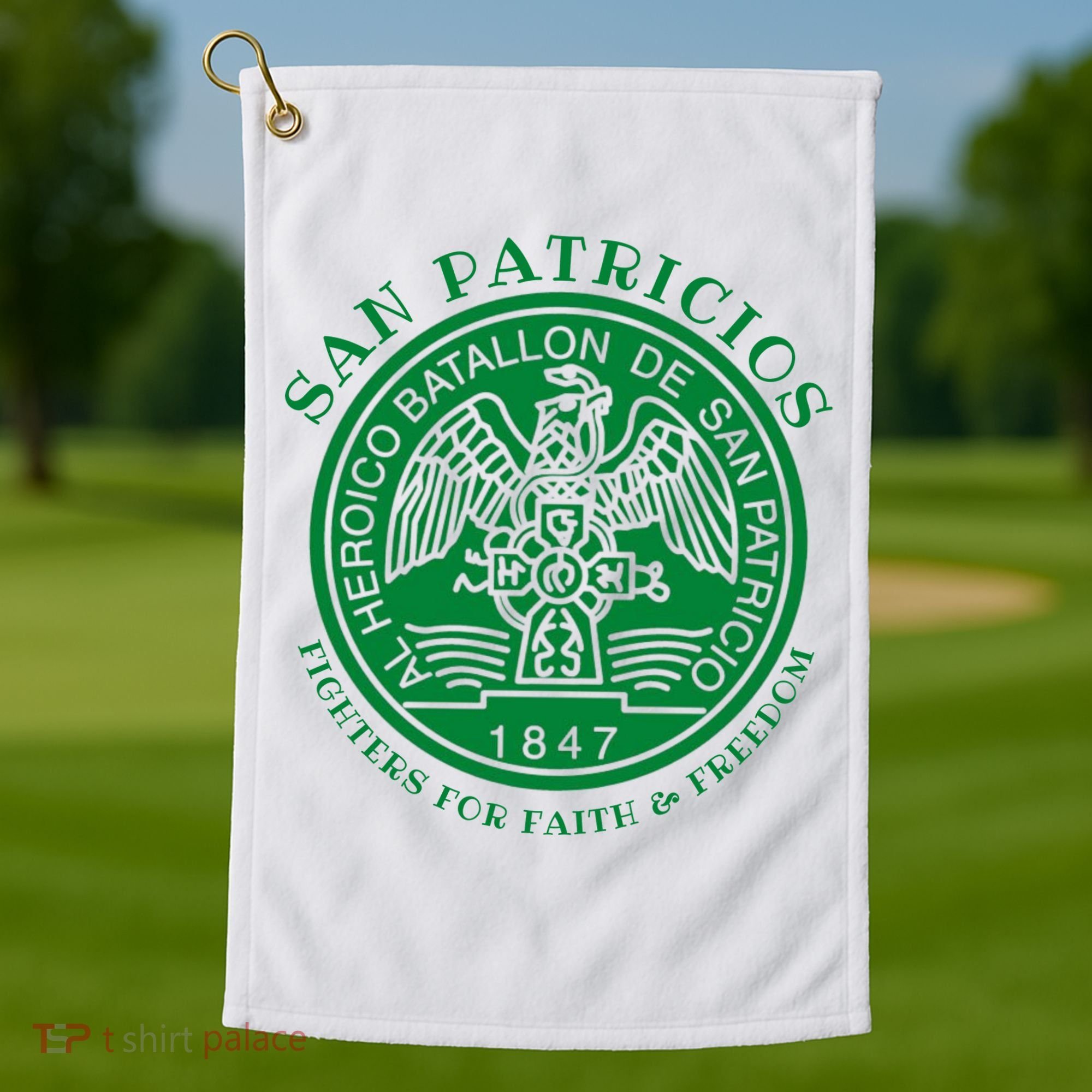 Saint Patrick's Battalion San Patricios Catholic Golf Towel