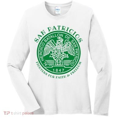 Saint Patrick's Battalion San Patricios Catholic Women's Long Sleeve Shirt