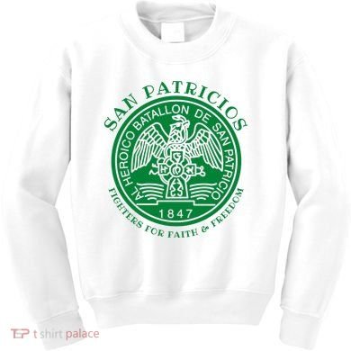 Saint Patrick's Battalion San Patricios Catholic Kids Sweatshirt