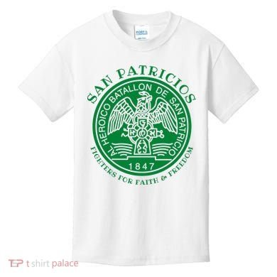 Saint Patrick's Battalion San Patricios Catholic Kids T-Shirt