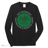 Saint Patrick's Battalion San Patricios Catholic Long Sleeve Shirt thumb 0