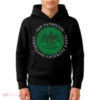 Saint Patrick's Battalion San Patricios Catholic Kids Hoodie thumb 4
