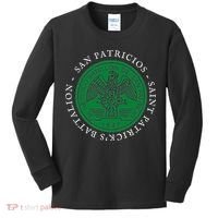 Saint Patrick's Battalion San Patricios Catholic Kids Long Sleeve Shirt thumb 0
