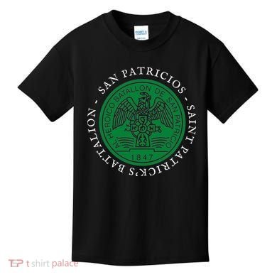 Saint Patrick's Battalion San Patricios Catholic Kids T-Shirt