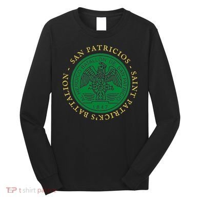 Saint Patrick's Battalion San Patricios Catholic Long Sleeve Shirt