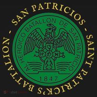 Saint Patrick's Battalion San Patricios Catholic Button thumb 1