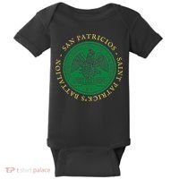 Saint Patrick's Battalion San Patricios Catholic Baby Bodysuit thumb 0