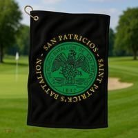 Saint Patrick's Battalion San Patricios Catholic Golf Towel thumb 1