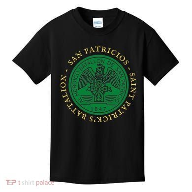 Saint Patrick's Battalion San Patricios Catholic Kids T-Shirt
